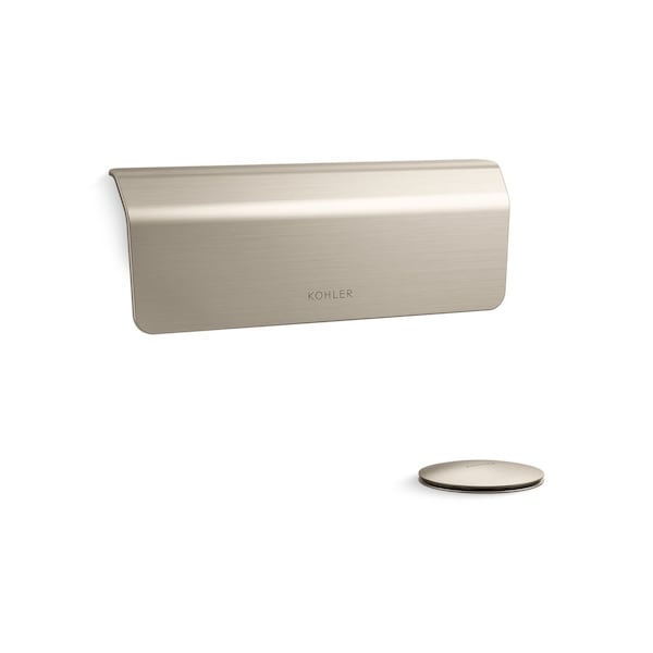Kohler Volute Bath Drain Trim In Vibrant Brushed Nickel 36361-BN - main